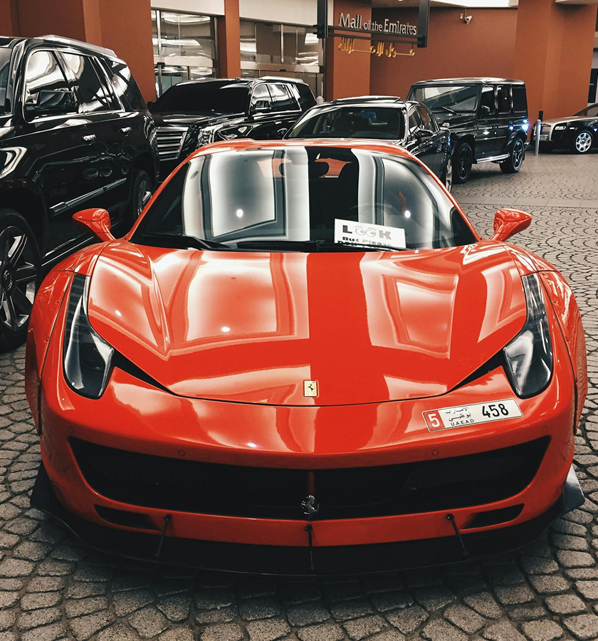 black car